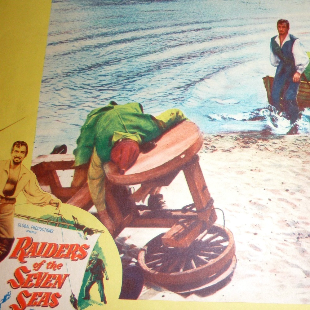 Raiders‎ of the Seven Seas 1953 Original Lobby Card #6 Donna Reed John Payne